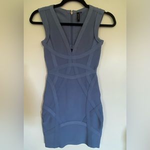 Guess by Marciano blue bandage mini dress